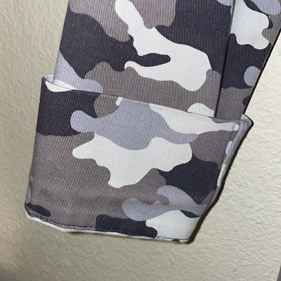 L’agence Cromwell Button Front Camo Print Military Style Jacket Size S - Picture 7 of 10